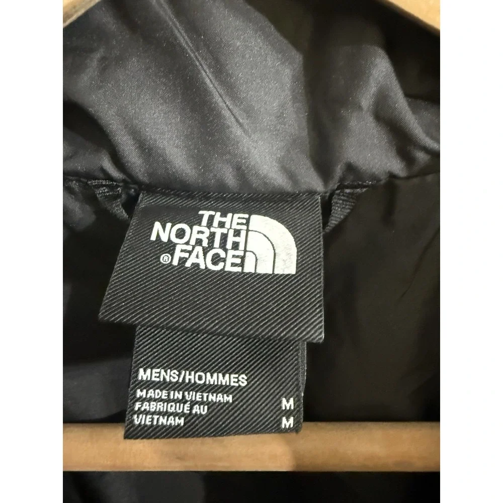 North Face Puffer Jacket Men's Medium Black‎ Full Zip Insulated Lightweight